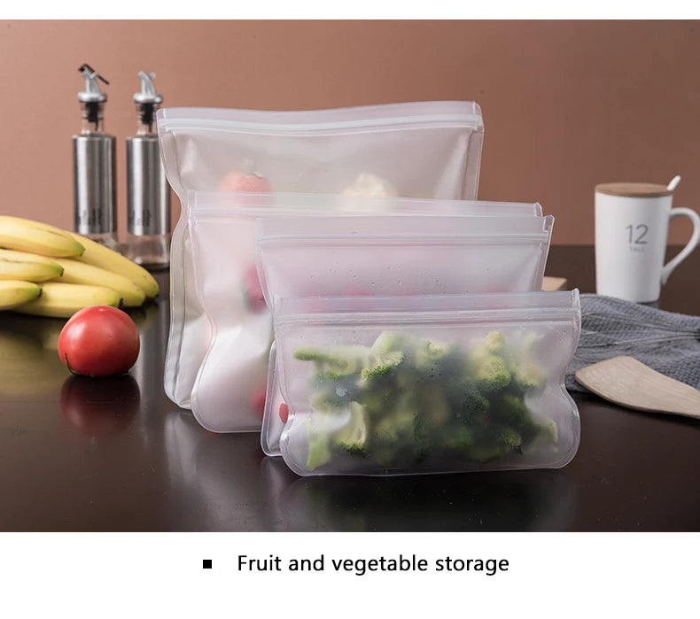 Food-Grade Silicone Reusable Storage Bags (1pc.)