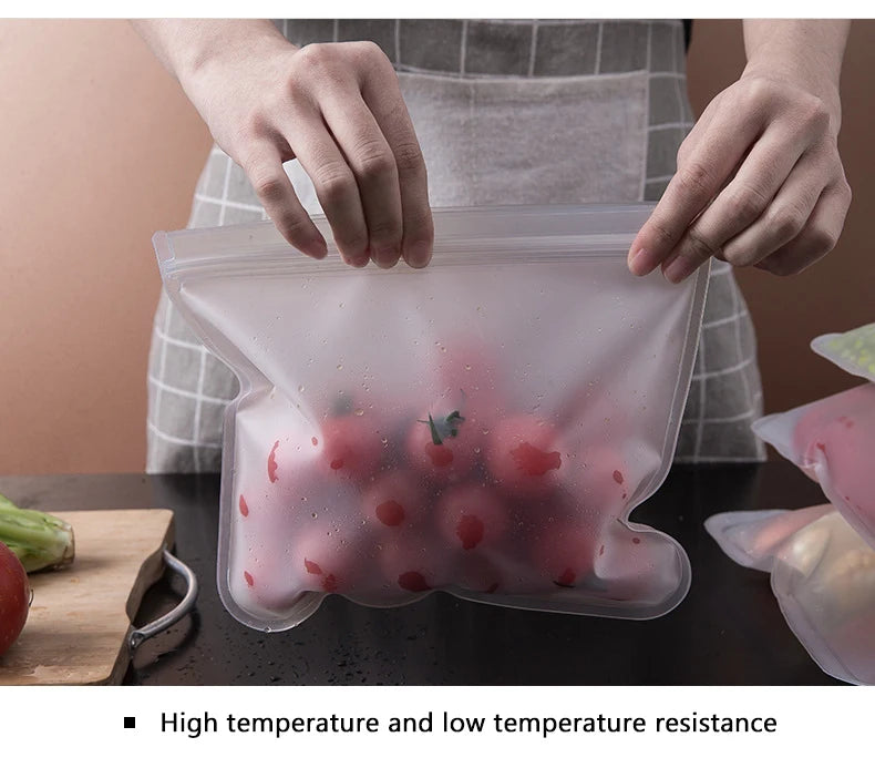 Food-Grade Silicone Reusable Storage Bags (1pc.)