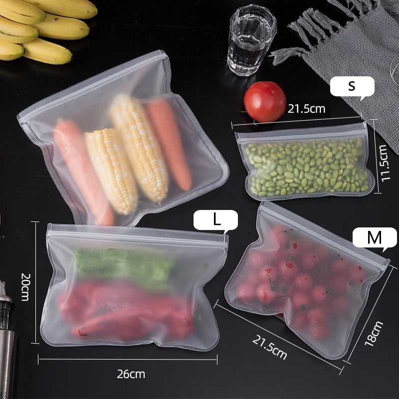 Food-Grade Silicone Reusable Storage Bags (1pc.)